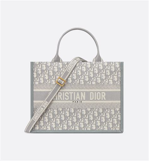 dior book tote灰色|Dior tote 中型.